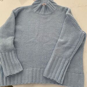 Philosophy Light Blue Cowl Neck Sweater